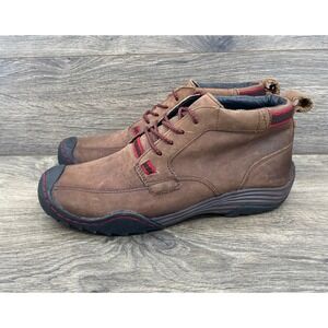Jambu Allterra Design Leather Ankle Lace Up Boots Men's Size 8 Us Brown